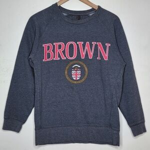 BROWN University Collegiate Crew Neck Sweatershirt Gray, sz XS